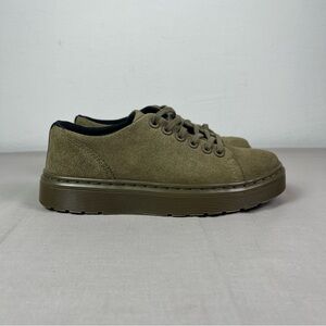 Dr. Martens Dante Suede Leather Olive Green Shoes Men’s 4 Women’s 5